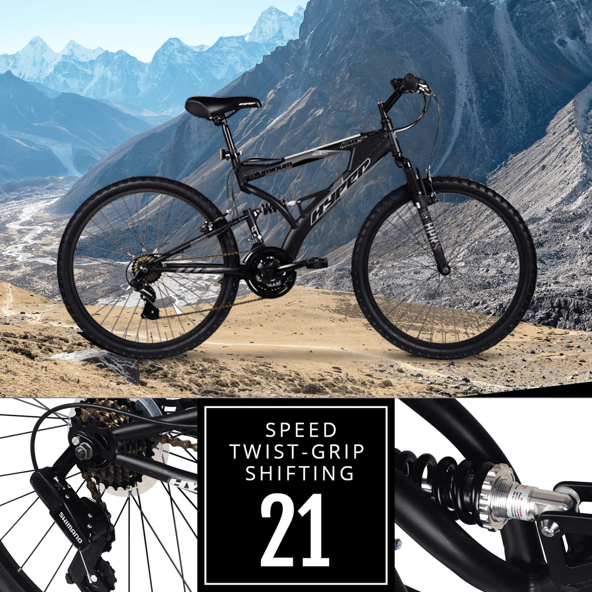 26 Men's Black Mountain Bike V614486
