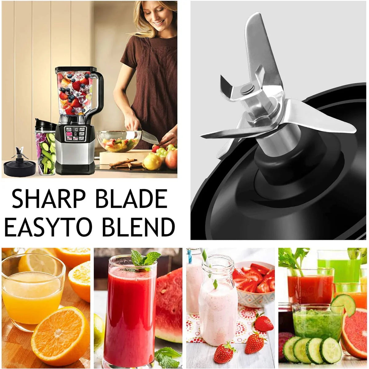 7 Fins Blender Blade Replacement Parts X15401