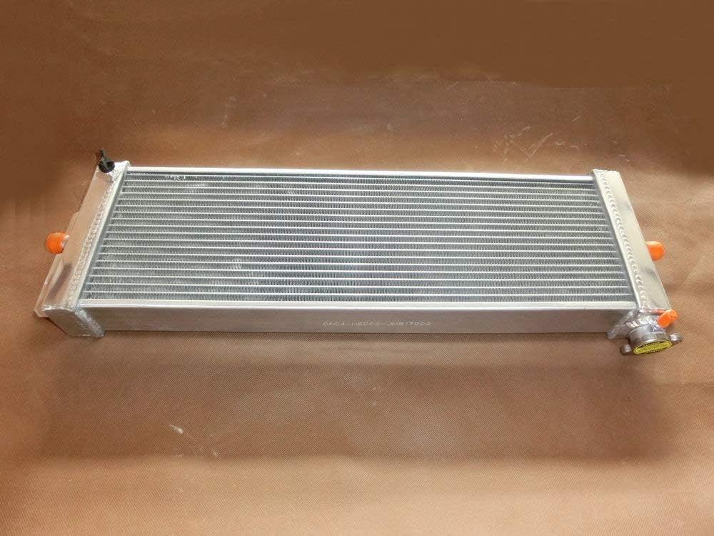 24"x8"x2.5" Aluminum Intercooler Heat Exchanger Radiator with Fans Q4221