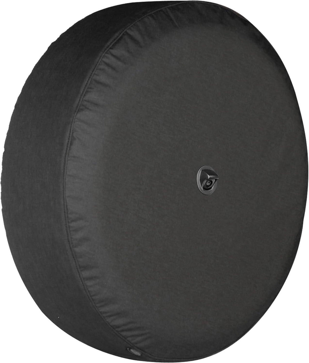 32 Soft Tire Cover for Jeep Wrangler JL with Back-up Camera, Black Denim Vinyl J84402
