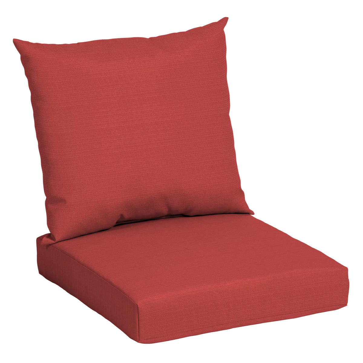 Turquoise Blue Rectangle Outdoor 2-Piece Deep Seat Cushion N749870