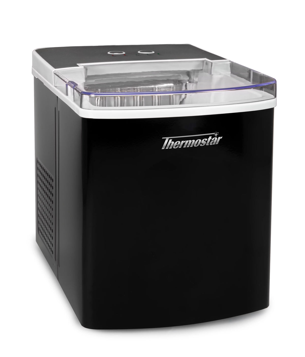 33-Pound Automatic Portable Countertop Ice Maker Machine, Black & Stainless Steel V276