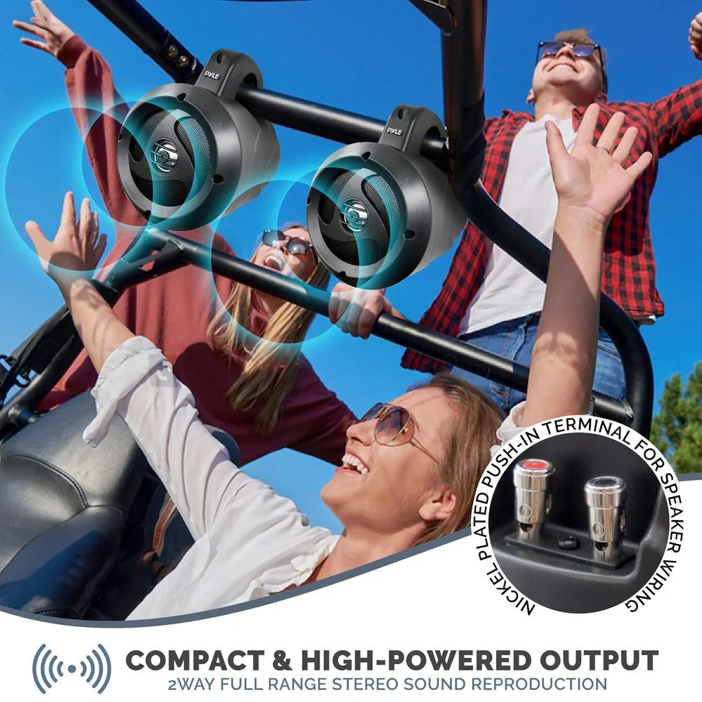 4 Inch 900W Waterproof Marine Grade Wakeboard Tower Speakers X823