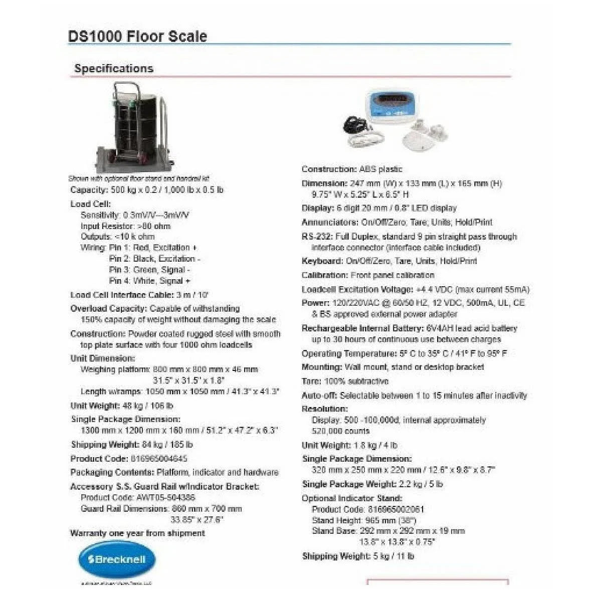 Digital Floor Scale U90503
