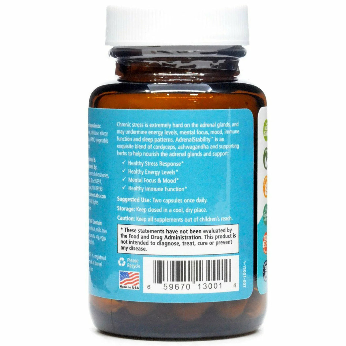 AdrenalStability Pure Essence Kansas Nuitrition HNZSDS K37960