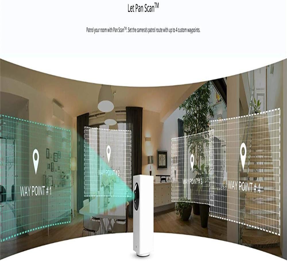 1080p Pan/Tilt/Zoom Wi-Fi Indoor Camera with Night Vision, 2-Way Audio, Pack of 2 I393967