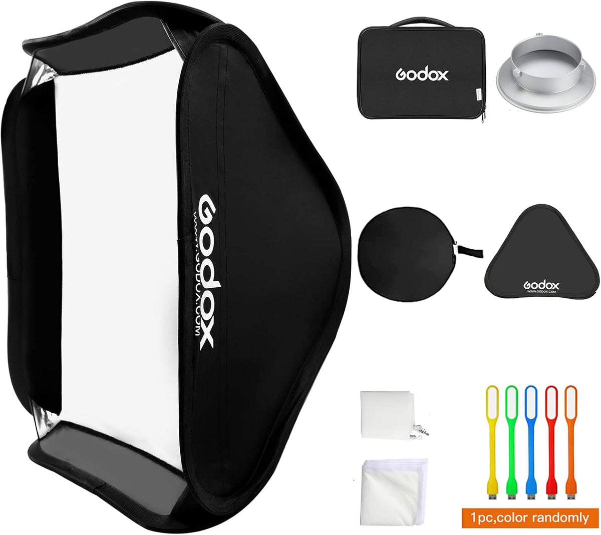 32x32 inches Portable Foldable Studio Softbox with Bowens Mount Speedring and Carrying Case J840