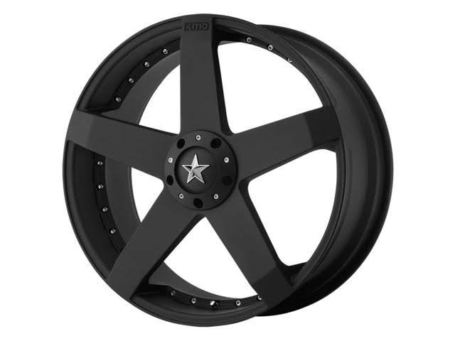 17x7.5 Matte Black Wheel Rim D691
