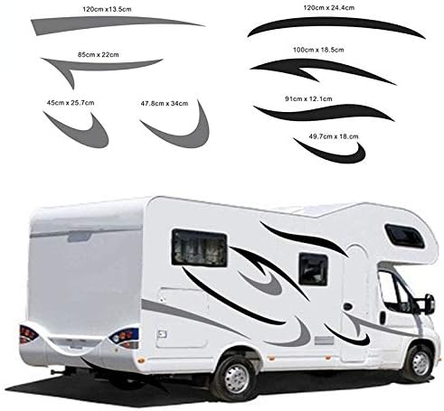2Pcs Vinyl Graphics Kit Decals Car Stickers Pack of 2 S937