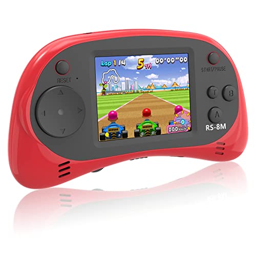 16 Bit Retro Handheld Games Console with 220 HD Electronic Games 2.5'' LCD Lime Green W123