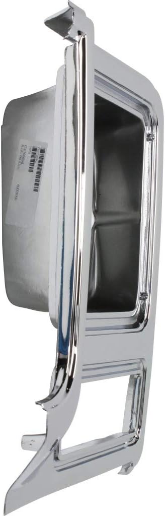 Chrome & Painted Dark Argent Headlight Door Pair for Chevy C10 C20 C30 1979 1980 E391949