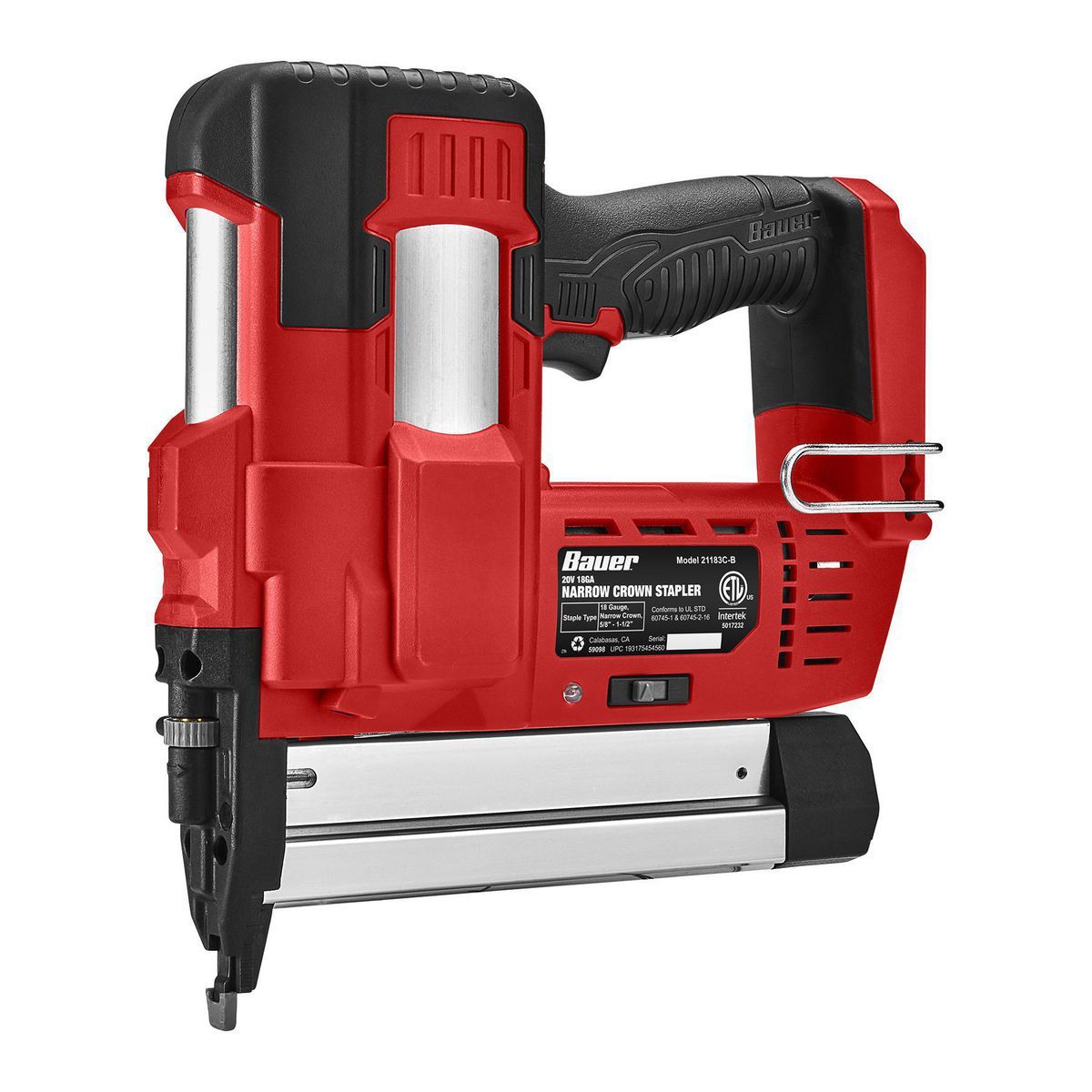 20V Cordless 18 Gauge Narrow Crown Stapler S407