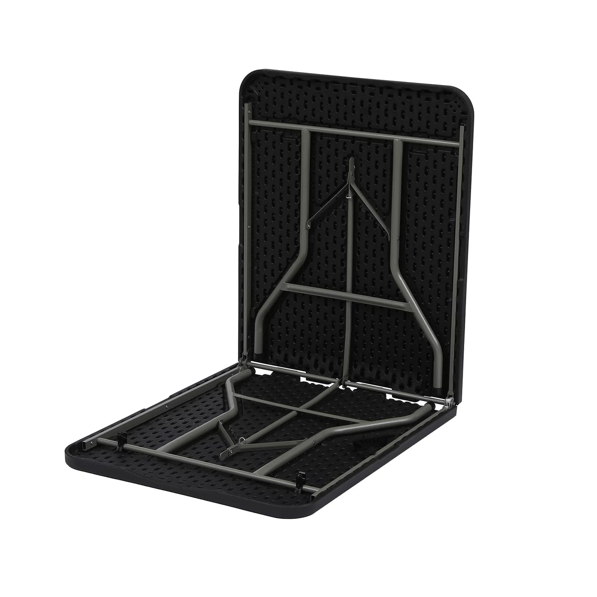 6ft Folding Table Black Z14435