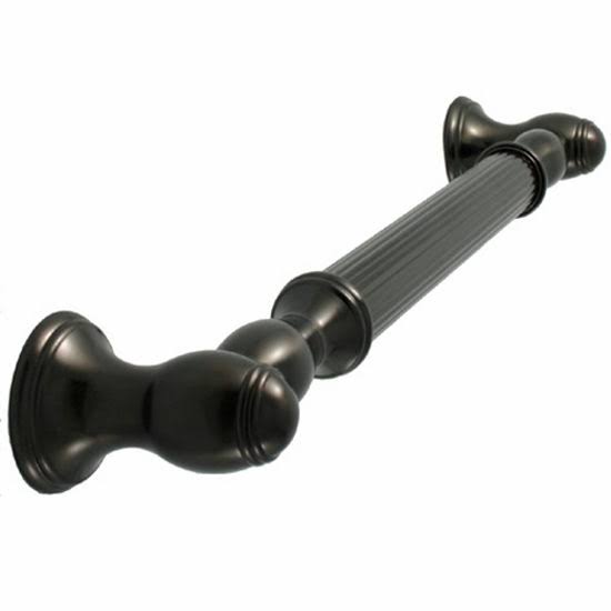 36 in. Reeded Antique Bronze Grab Bar L196602