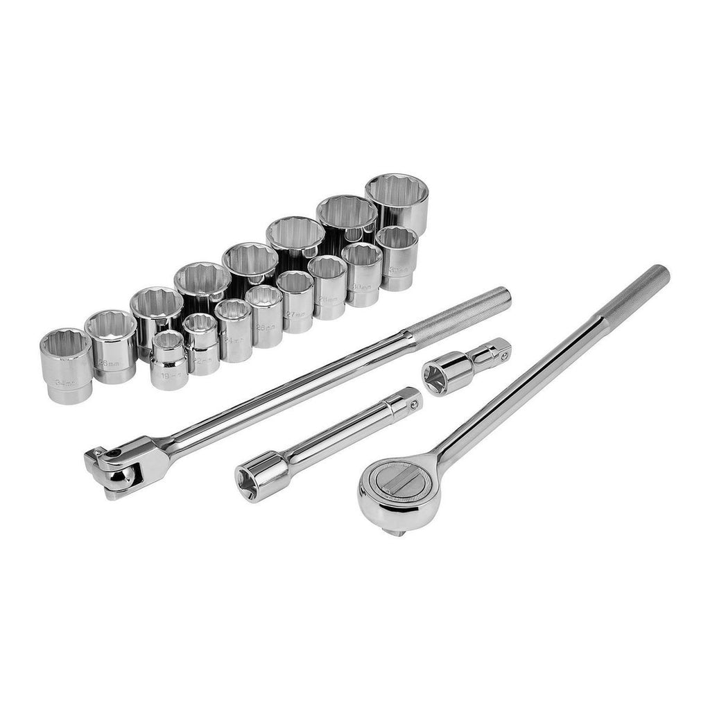 3/4 in. Drive Metric Jumbo Socket Set, 20-Piece W511