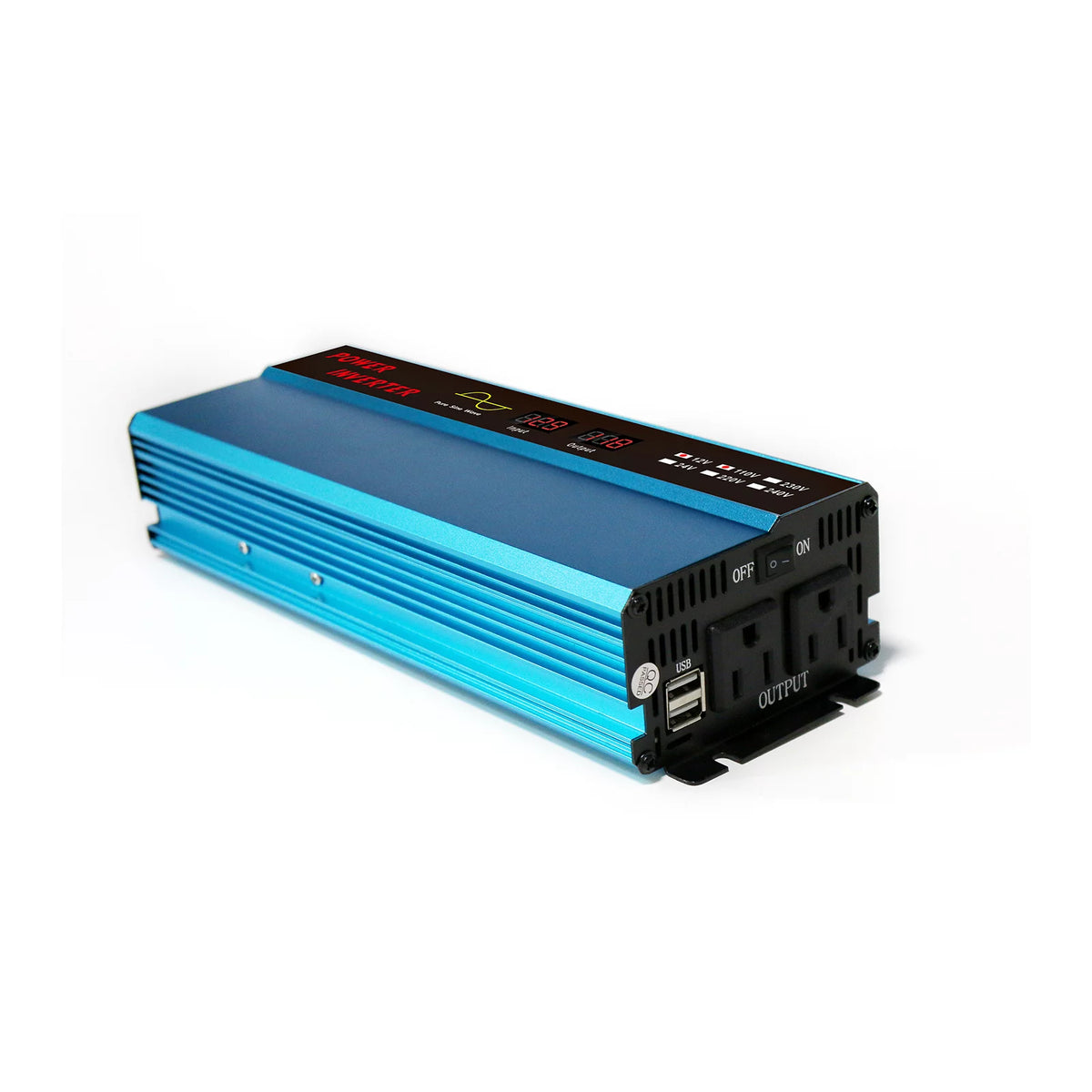 1600 Watt Pure Sine Car Inverter Converter 12V to 120V AC P33012