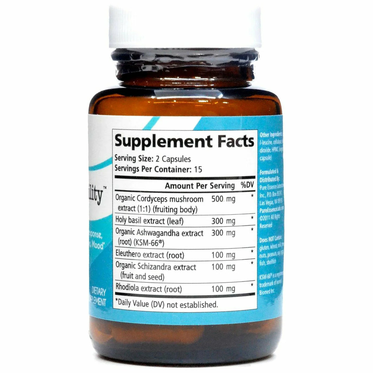 AdrenalStability Pure Essence Kansas Nuitrition HNZSDS K37960